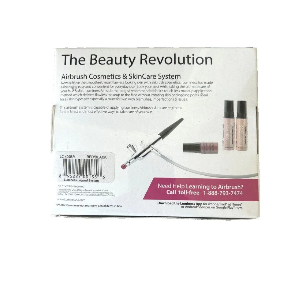 Luminess Air Airbrush Makeup System .25 oz Bottles Sealed W/ Box Starter Kit Set